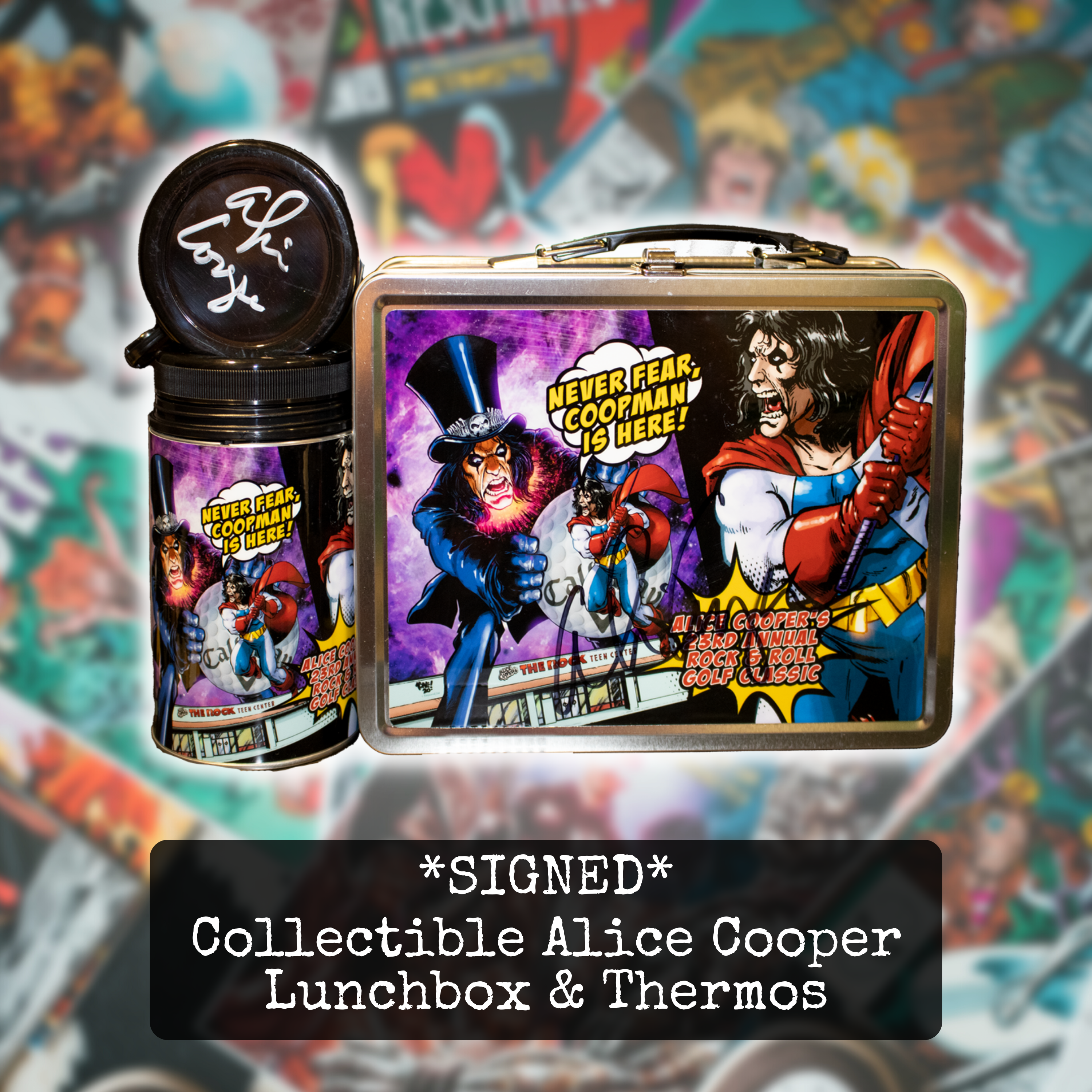 Signed* 'Coopman' Lunchbox & Thermos